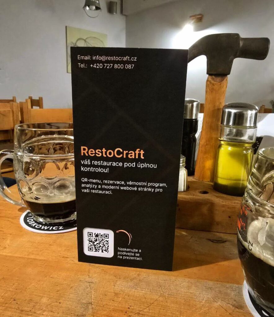 Proč si vybrat RestoCraft: moderní QR menu arestaurační systém v jednom
