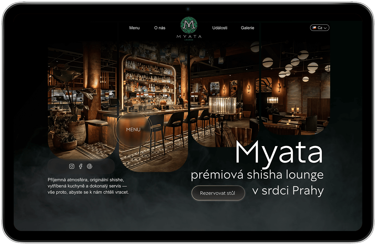 Web pro restaurace – moderní design a digitální prezentace podniku