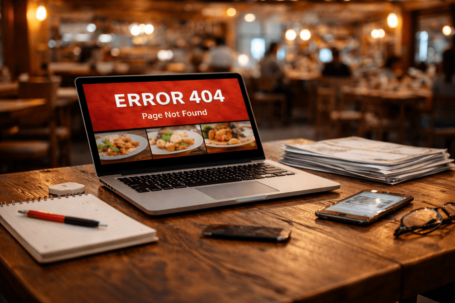 chyby na webu restaurací